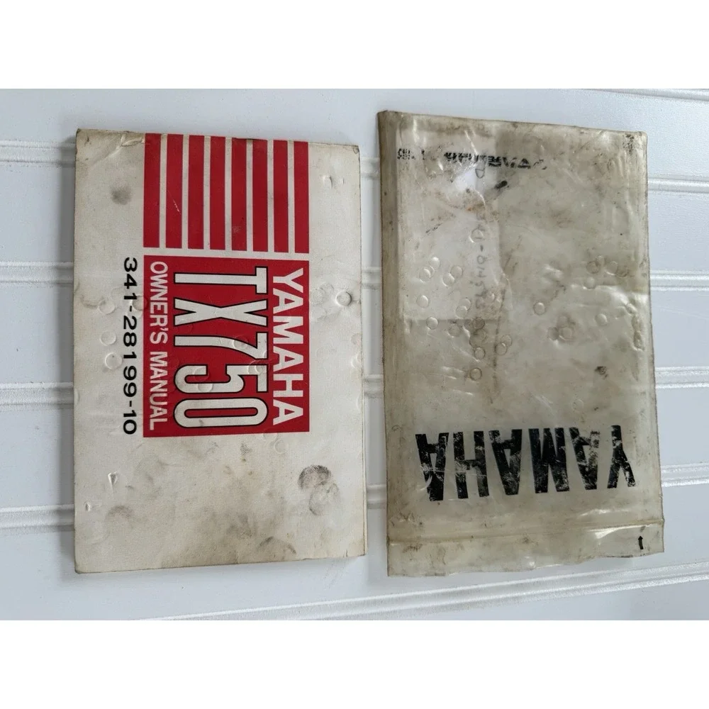 1973‎ Yamaha TX 750 Original Service Manual Book With Owners Manual